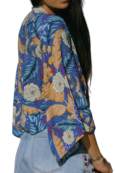 Front Tie Kimono Top