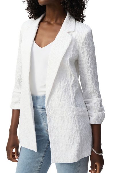 Woven Jacquard Boxy Blazer