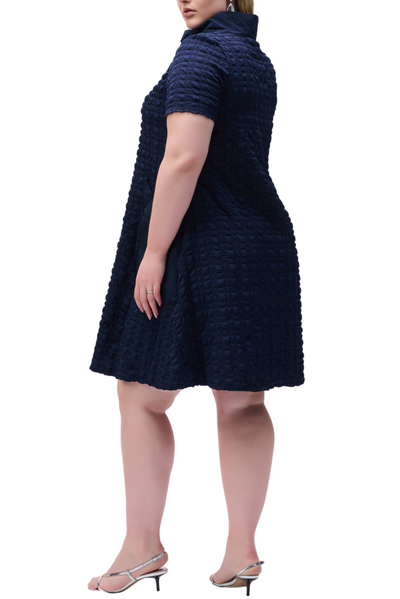 Bubble Jacquard A-Line Dress