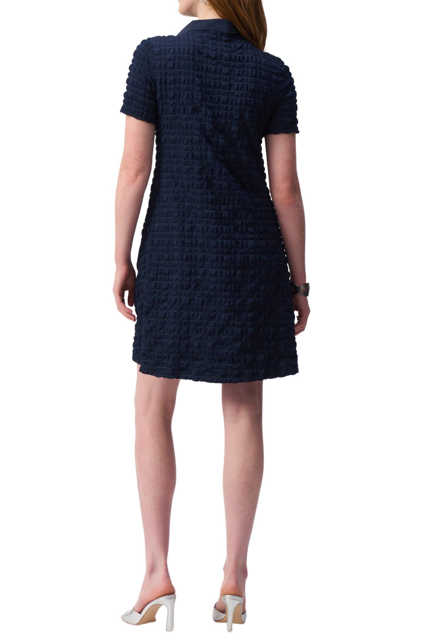 Bubble Jacquard A-Line Dress