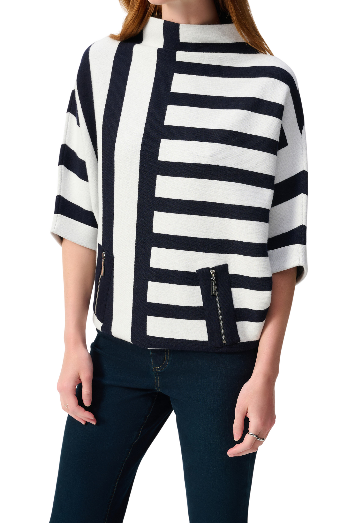 Jacquard Stripe Sweater