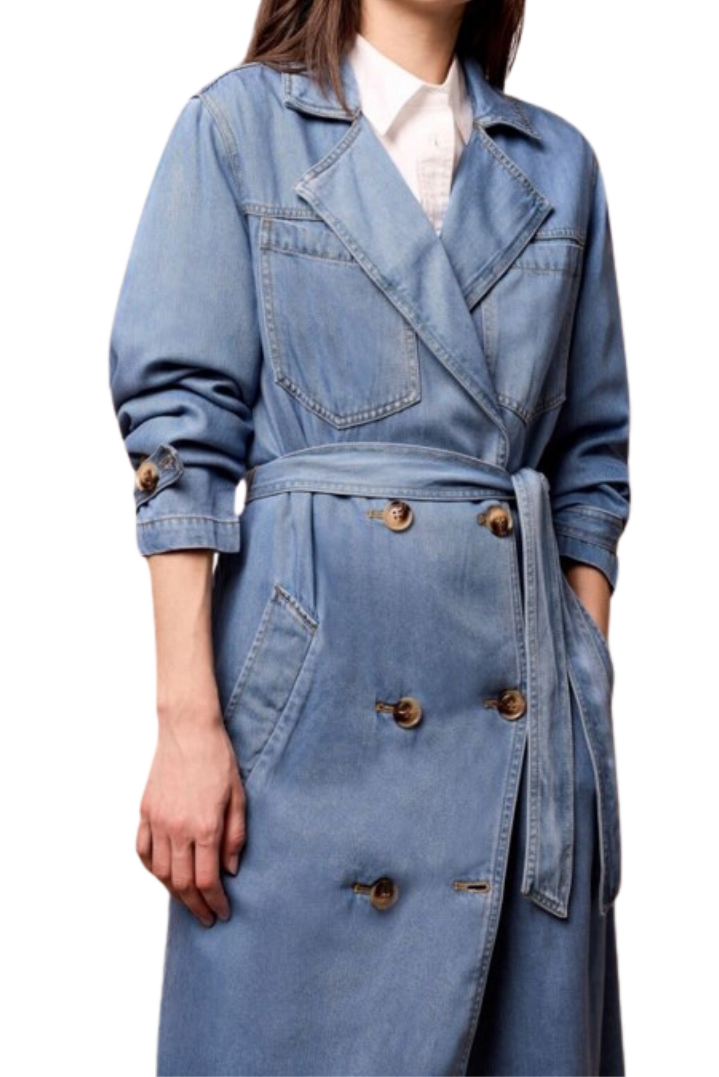 Denim Trench