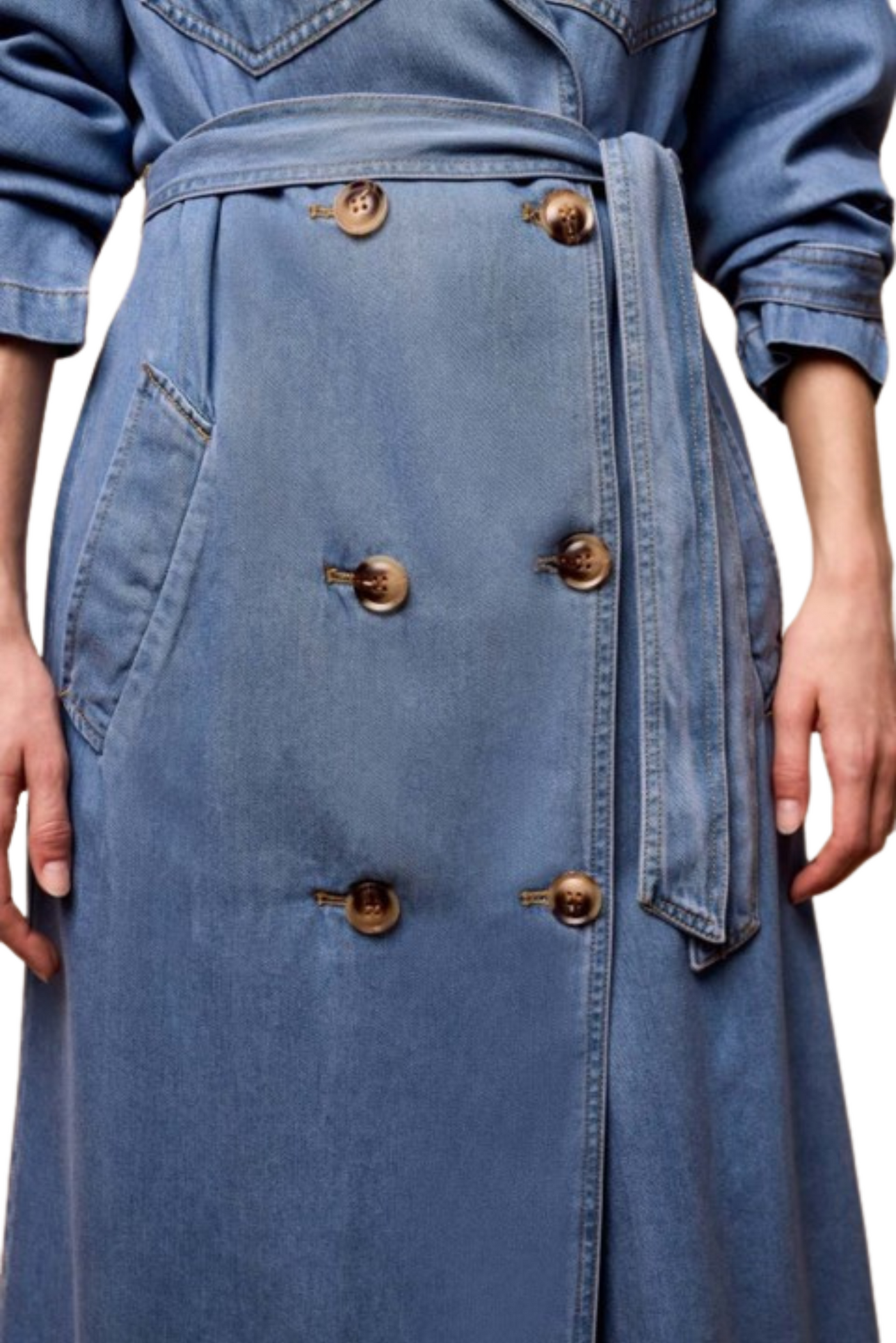 Denim Trench