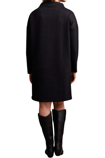 Funnel Neck Dress with Pockets