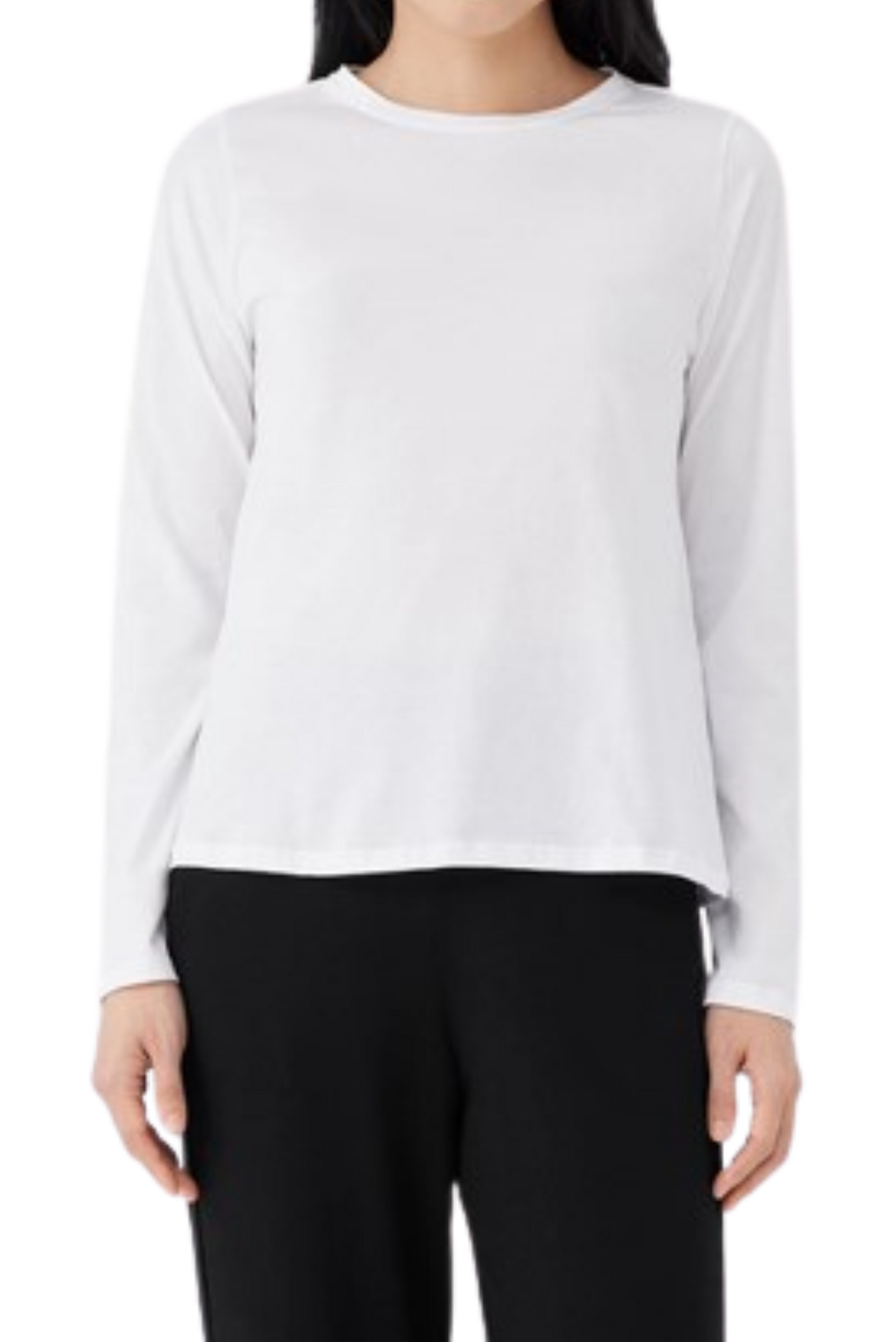 Round Neck Long Sleeve Tee