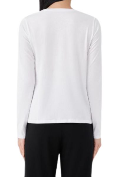 Round Neck Long Sleeve Tee