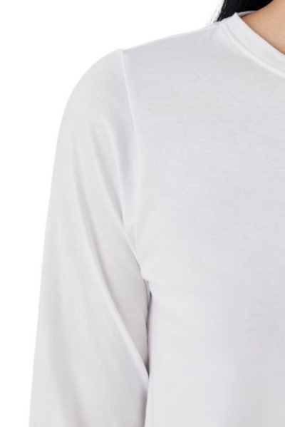 Round Neck Long Sleeve Tee