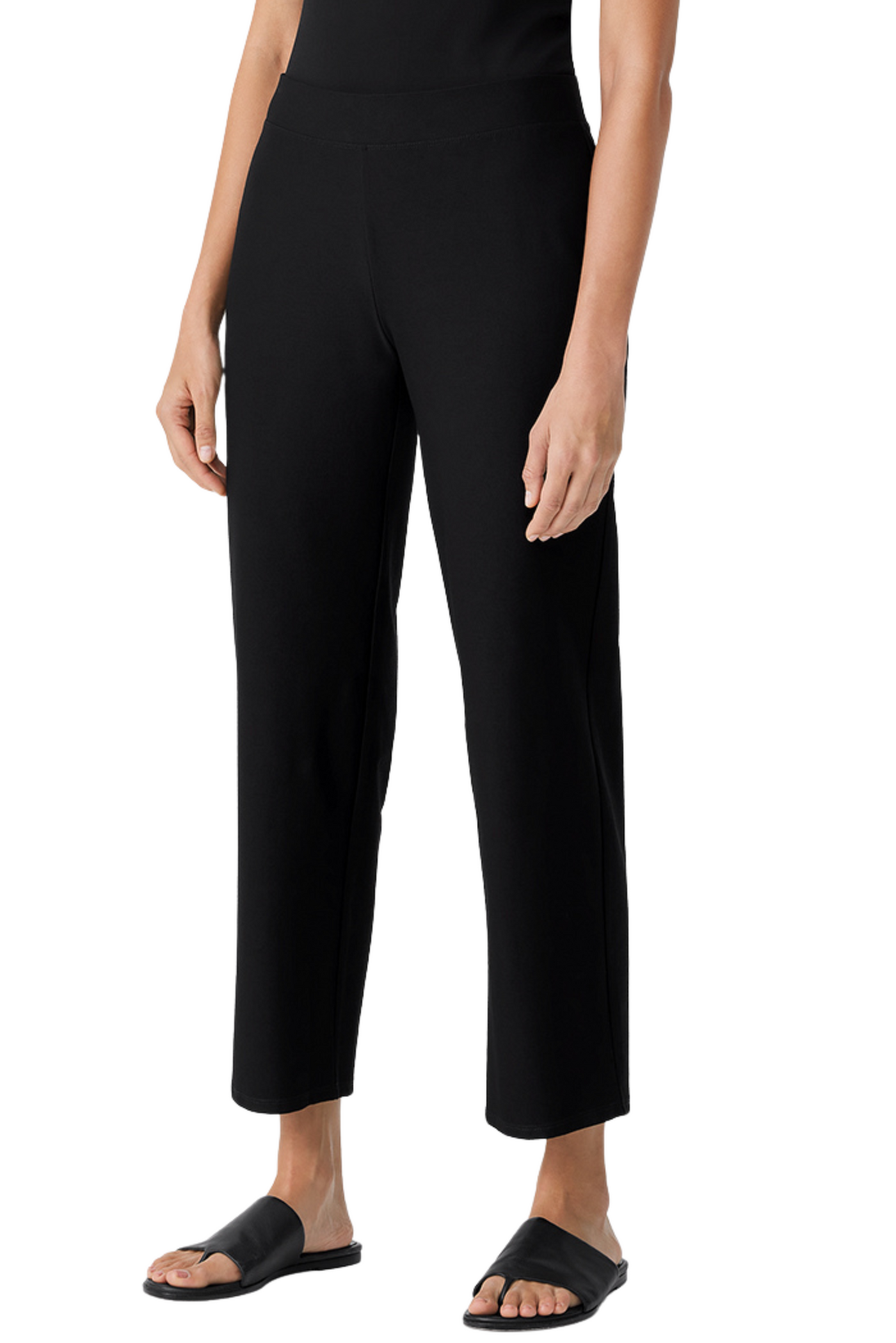 Straight Crepe Pant